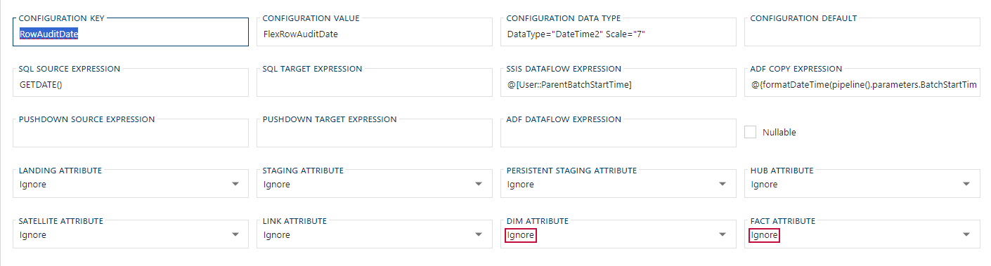 Enabling A Configuration for Dimensions