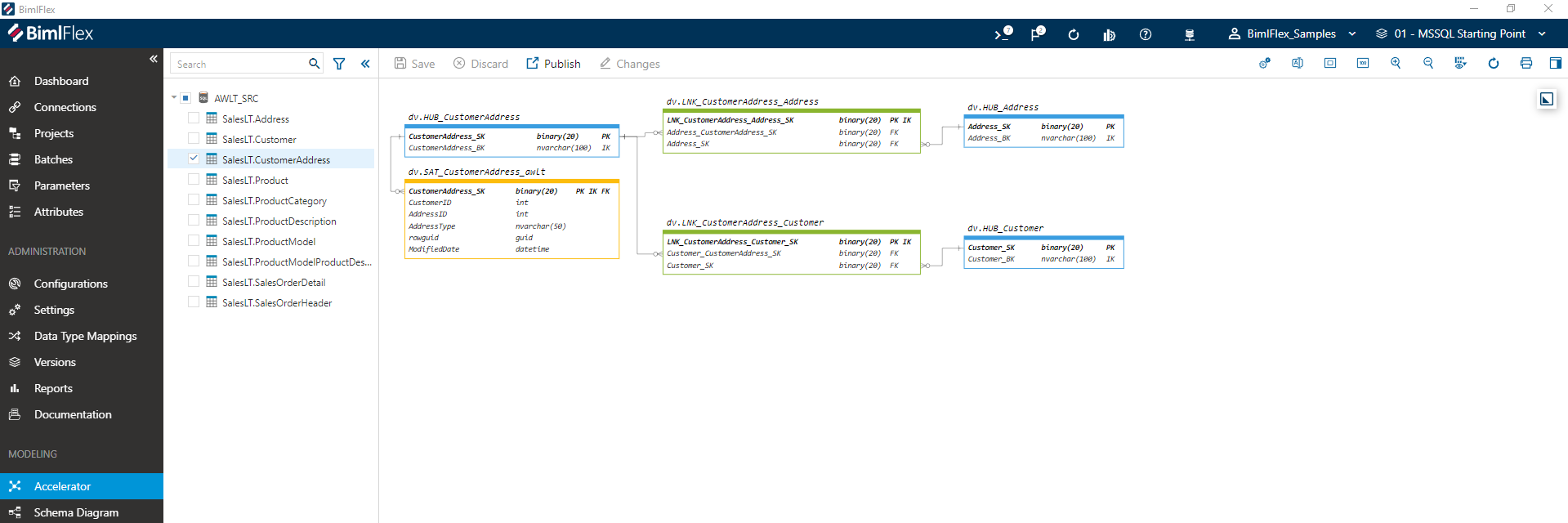 Accelerator User Interface