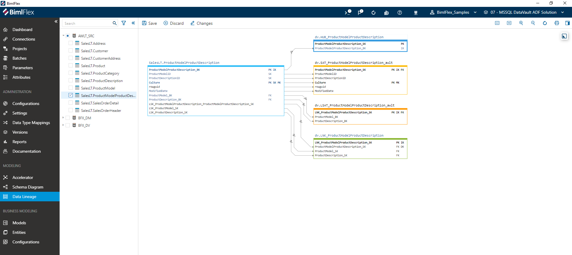 Column Mapping User Interface