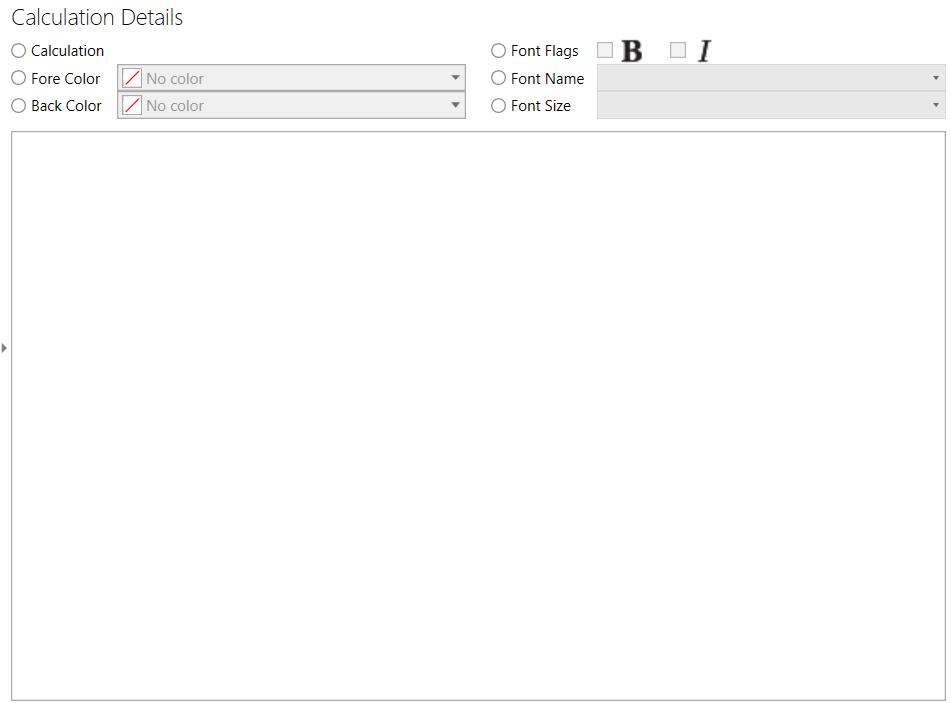 Calculated Member MDX Expression Editor