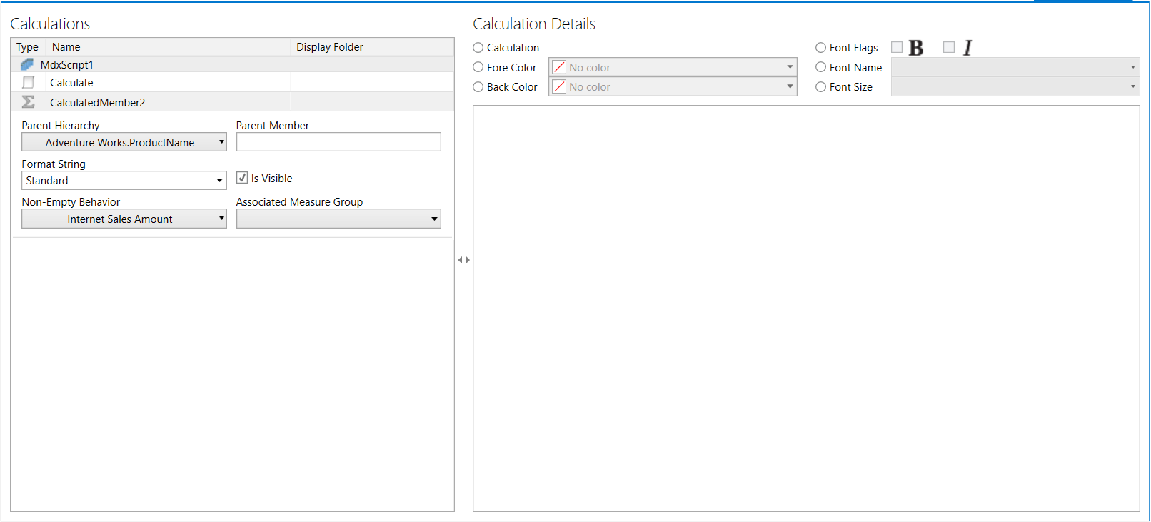 Calculation Designer