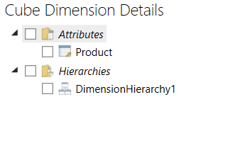 Cube Dimension Details