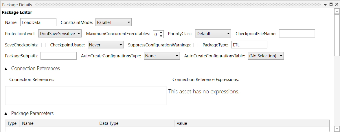 Package Details Tool Window