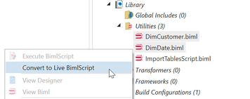Logical View - Dimensions