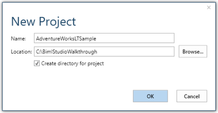 BimlStudio Project Folder