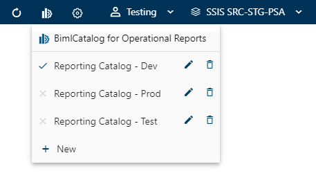 Operational Reports Selection -center