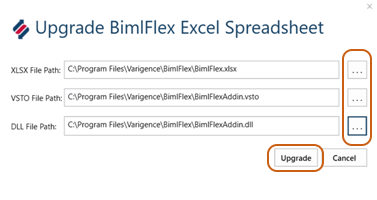Upgrade BimlFlex Excel Spreadsheet - Complete