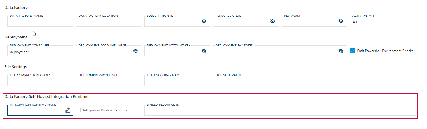 AzureIntegrationRuntime Setting Example