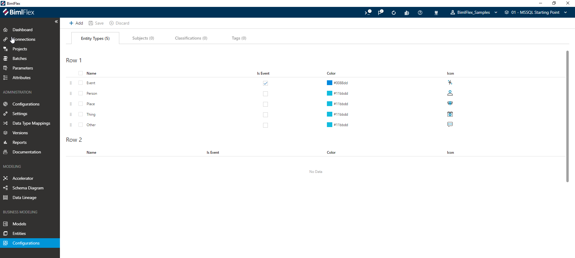 Adjusting the Modeling Configuration