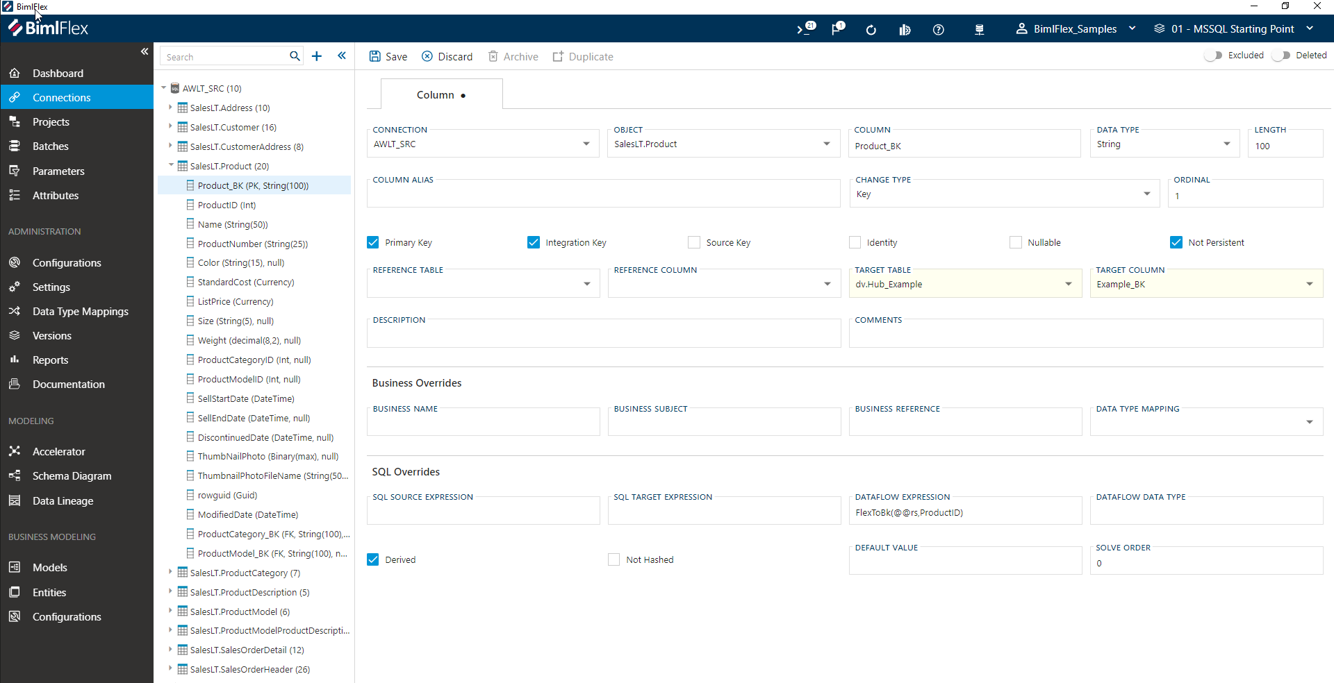 Creating a Hub Mapping