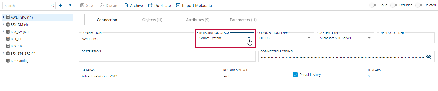Source to Staging Pattern Requirement