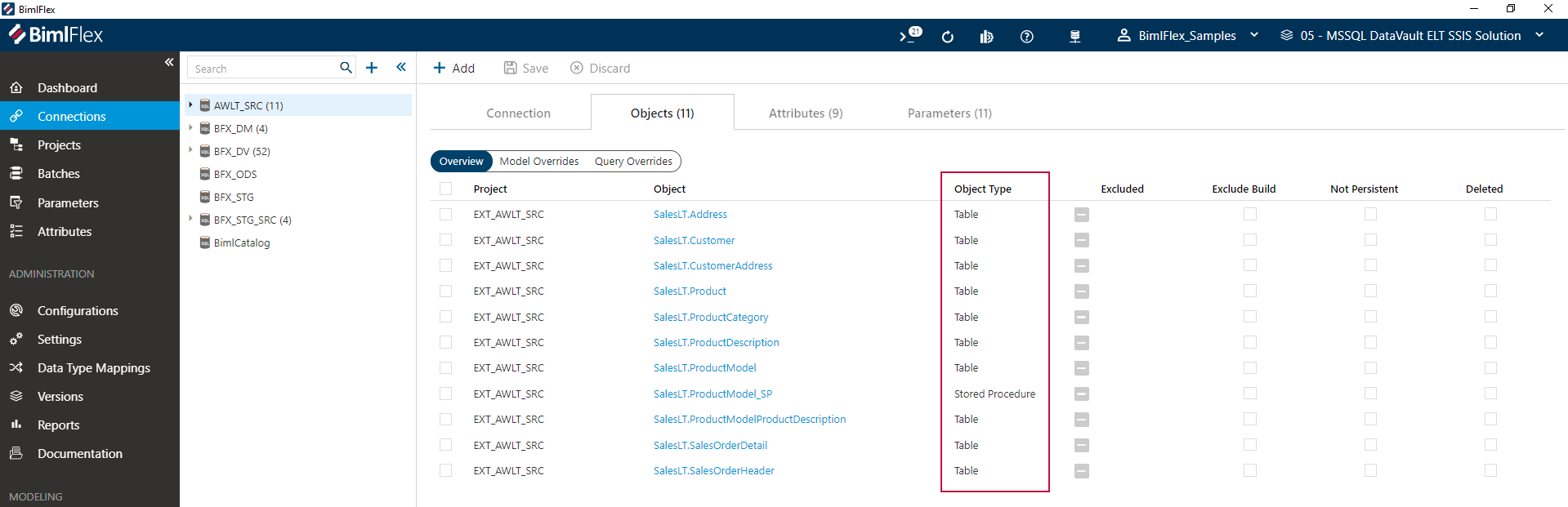 Source to Staging - Object Type