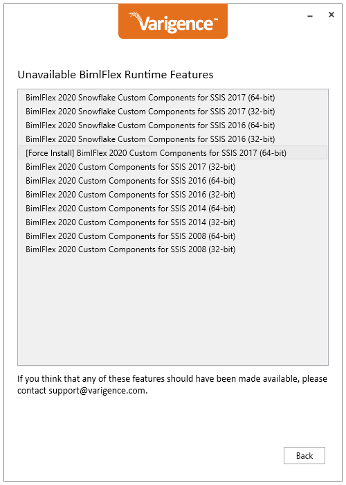 Install BimlFlex Runtime Features Screenshot 3