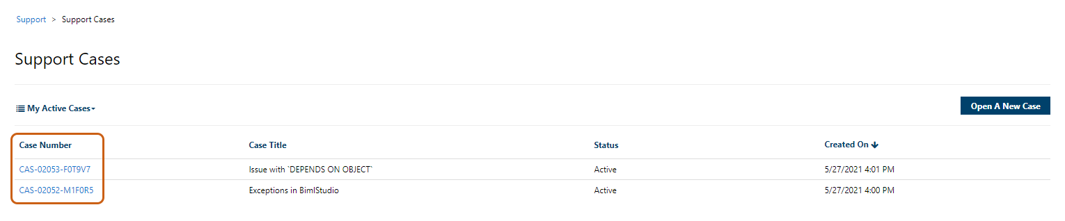 Creating and Managing Support Cases Image5