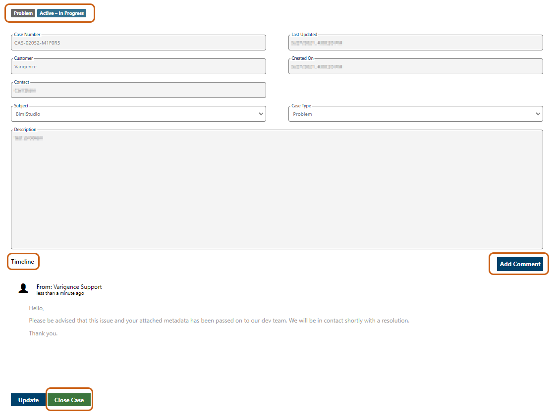 Creating and Managing Support Cases Image6
