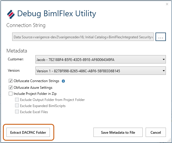 Extract DACPAC Folder