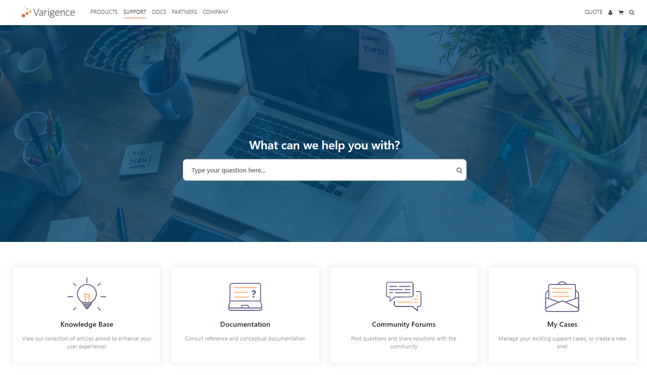 Product Support Process and Resources Screenshot 1