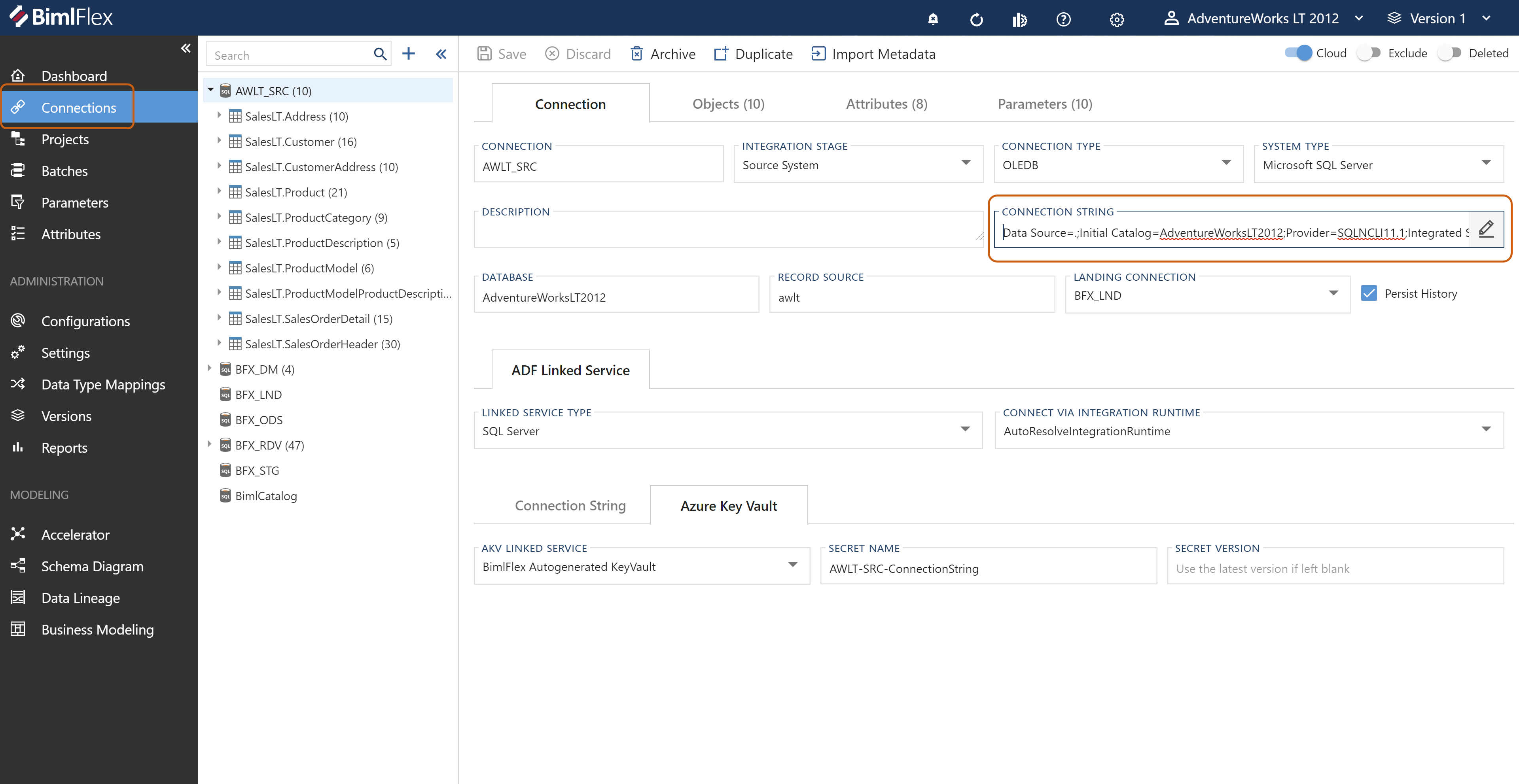 Connections Editor